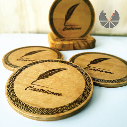 Wedding Guest Favors, Custom Coasters, Unique, Wedding Guest Gifts, Engraved Personalized Text