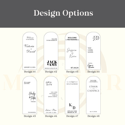 Custom Wedding Mirror Decal, Shower, Parties, Events, Personalized Welcome Sign, Personalized Vinyl Sticker for Mirror, Reception Decor